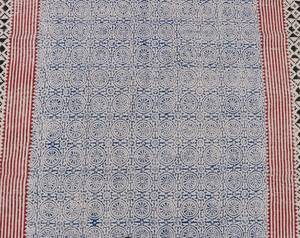 Tapis en coton style Kilim indien, imprimé à la main, style bohème, pour chambre à coucher, entrée, tapis de sol, décoration intérieure - Product Image 3