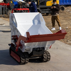 Produits les plus vendus : Mini-dumper sur chenilles en caoutchouc de 500 kg avec plateforme pliable, moteur essence EPA/Euro 5 - Product Image 4