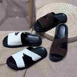 Nouvelles Chaussures de Marche Plates d'Été pour Hommes 2025, Style Italien, à Semelle Épaisse, à Bride Unique, en Maille Respirante, à Lacets, pour l'Extérieur - Product Image 1