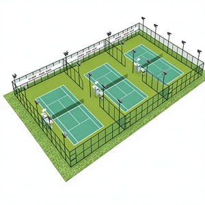 Cancha de <span class=keywords><strong>Pádel</strong></span> Panorámica, Equipo Completo, Modelo Plate Tennis Court <span class=keywords><strong>C</strong></span> Net 50, Fabricante - Product Image 1