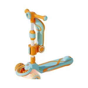 สกู๊ตเตอร์เด็ก 3 in 1 จักรยานทรงตัวพร้อมราวกันตก ปรับความสูงได้ พับเก็บได้ สำหรับเด็กอายุ 1-8 ปี - Product Image 5