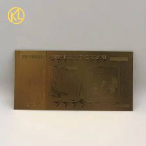 1200pcs Rhino 1.0million Billion Zimbabwean Dollar Fake Gold Banknotes with Box 120pcs Appraisal Certificate for Collection and - Product Image 3