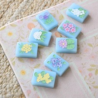 Jeu de tuiles de Mahjong inspiré du lac du Sud, bleu clair, en acrylique, 160 tuiles, pour les soirées de jeu en famille et les cadeaux
