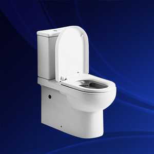 ชุดสุขภัณฑ์เซรามิกแบบสองชิ้น พร้อมระบบ P-Trap แบบฝังผนัง ไม่มีขอบ รุ่น Roughing-In - Product Image 1