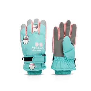 Guantes deportivos para niños superventas, guantes de esquí para exteriores, guantes cálidos para invierno