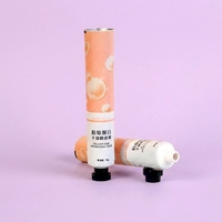 Tubes cosmétiques en aluminium-plastique personnalisés avec impression UV offset, bouchon à vis 12,7-35 mm, 35 ml, type compressible, emballage vide pour crème pour les mains