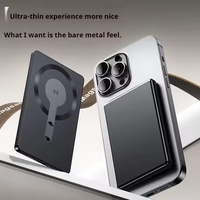 Offre Spéciale – Batterie Externe Promotionnelle Ultra-Mince en ABS avec Logo Personnalisé, Magnétique, Sans Fil, Li-Polymère, 5000 mAh, Affichage LED, Charge Rapide
