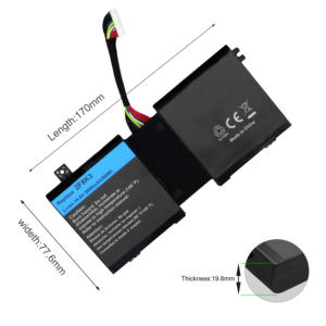 Batería para Portátil Dell Alienware 17 R1 17X M17X-R5 18 R1 18X M18X-R3 Serie <span class=keywords><strong>2F8K3</strong></span>, P18E, P18E001, P19E, P19E001, 02F8K3, G33TT - Product Image 4