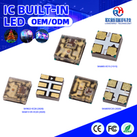 Puce LED SMD programmable OEM ODM WS2812B SK6805 SK6812 2020 1515 avec circuit intégré IC, diode LED RVB pour module de bande lumineuse décorative