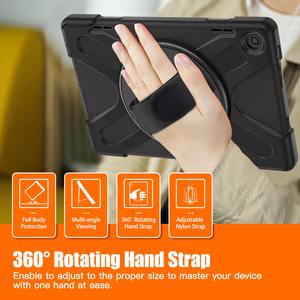 Housse de <span class=keywords><strong>tablette</strong></span> rotative robuste 10.1 pouces 360 pour <span class=keywords><strong>Lenovo</strong></span> <span class=keywords><strong>M10</strong></span> 3rd 2022 étui en plastique durable avec bandoulière - Product Image 2