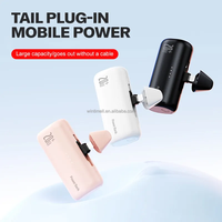 Mini banque d'alimentation PD 20W 5000mah avec deux interfaces de charge rotatives pour iPhone Android chargeur Portable de poche à charge rapide