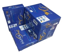 Papier A4 pour bureau Paper One, 70, 75, 80 g/m², boîte de 5 rames, papier copie haute luminosité, fiable pour l'impression à haute capacité.