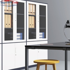 Adjustable Modern <b>Metal</b> Eco-Friendly Office <b>Filing</b> Cupboard with Security Safe Bar for Home Office - Product Image 6