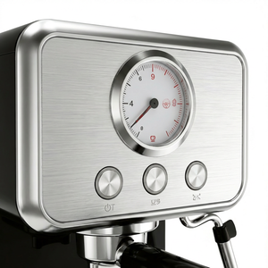 Macchina per Espresso in Acciaio Inox con Certificazioni CE GS LFGB ETL CB, Pompa 15-20 Bar, Macchina per Caffè Espresso e Cappuccino per Casa - Product Image 4