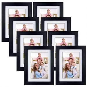 Gift garden Modern Engineered <b>Wood</b> <b>Picture</b> <b>Frame</b> With/Without Mat Tabletop photo <b>frame</b> home decor - Product Image 2