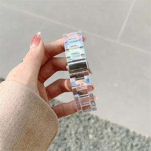 Correa transparente de 20mm y 22mm para reloj Samsung Galaxy 6/5/4 44mm 40mm/Active <span class=keywords><strong>2</strong></span>/Gear S3 Band para pulsera <span class=keywords><strong>Huawei</strong></span> GT3 GT2E GTR <span class=keywords><strong>GTS</strong></span> - Product Image 4