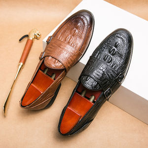 Mocassini da uomo <span class=keywords><strong>scarpe</strong></span> Slip-on Luxury Wedding Leather Party Tuxedo Dress Shoes - Product Image 6