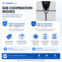 Balance intelligente à haute précision avec jauge de contrainte, capacité de 180 kg, pour usage familial, surveillance de la composition corporelle, OEM/ODM personnalisé