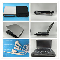 Mesin USG Digital Veterinaria & Manusia 15 Inch Multi Probe, Ecocardiografo Color Doppler 3D