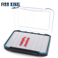 FISHKING OEM En Gros Usine Directe Personnalisé FishKing-3H6-3-8 Rigide Pêche Leurre Boîtes Pour Articles De Pêche Boîte De Pêche À La Mouche