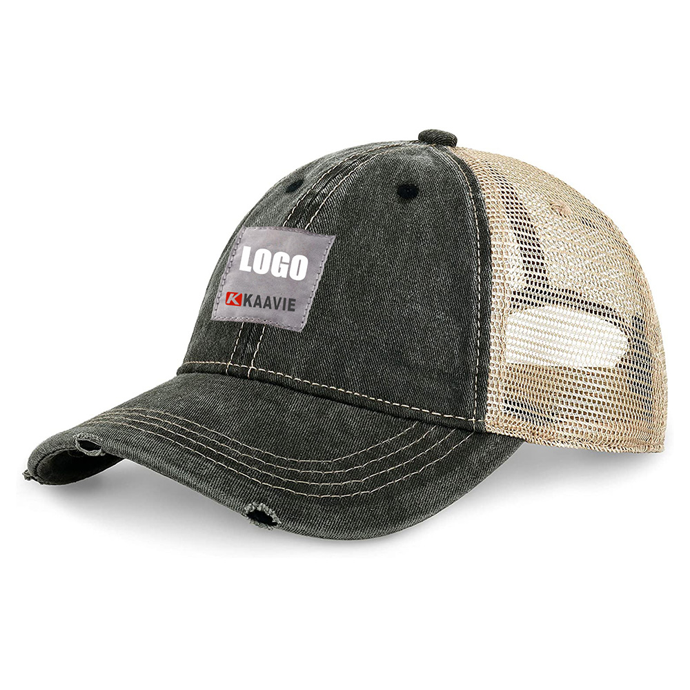 Richardson 112 Fitted Vintage Washed Baseball Cap 6 Panel ODM Country Mesh
