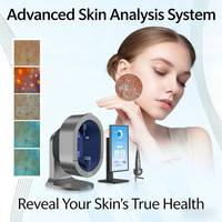 Analyseur de peau numérique X5 3D avec scanner facial S5 UV et analyse des cheveux, machine de mesure et d'analyse cutanée, sortie concise