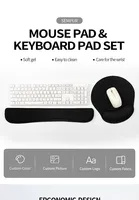 Repose-poignet en mousse à mémoire de Offres Spéciales pour clavier d'ordinateur portable repose-poignet de clavier économique + ensemble de tapis de souris