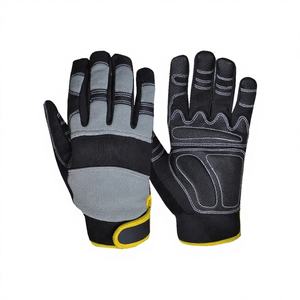 Estilo de tendencia profesional Producto caliente Tamaño personalizado Microfibra Seguridad Mecánico Guantes Anti-Impacto Precio razonable Calor - Product Image 1