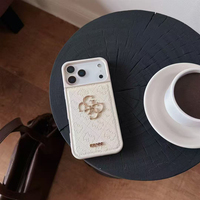 Coque de téléphone personnalisée Guess Luxury Fashion pour iPhone 17 Air 16 15 14 Plus 13 12 11 Pro Max, protection antichoc