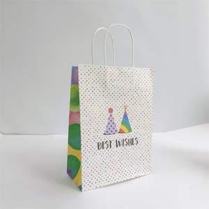 KUAIMA Luxury Custom Coloured 22*11*27cm Small Gift Paper Kraft Bag for <b>Candles</b> Crafts <b>Photo</b> Frames With Custom Logo - Product Image 6