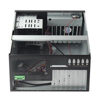 Penjualan laris Dual COM Port Server PC casing dinding industri Atx Server Chassis