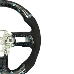 Volante de Cuero y Fibra de Carbono Forjado Azul Personalizado para <span class=keywords><strong>Ford</strong></span> <span class=keywords><strong>Mustang</strong></span> 2015 2016 2017 2018 2019 2020 2021 <span class=keywords><strong>2022</strong></span> GT Shelby - Product Image 6