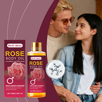 Minyak Tubuh Mawar Pengencang Lembut Melembutkan Melembabkan Kulit Menghilangkan Stres Aroma Tahan Lama Minyak Pijat Tubuh Cocok untuk Pasangan