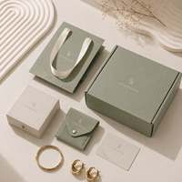 Boîtes personnalisées Lionwrapack avec logo, emballages cadeaux de luxe pour bijoux, avec boîte en papier durable pour bague, collier et bracelet