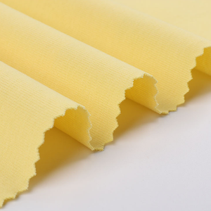 ボトムシャツと下着用のOem4ウェイオーガニックコットンスパンデックスリブキント生地ストレッチ - Product Image 3