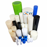 Ligne de production d'extrusion de barres solides en plastique PP, PE, POM