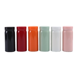 Cute Macaron Color Water Cup 304 Stainless Steel Mini Thermos Portable Outdoor Pocket Tumbler - Product Image 4
