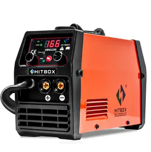 HITBOXMig溶接機ARCリフトTigMigガスレスデュアル電圧110V/220V140Aガス/ガスレスフラックスコアワイヤーIGBT溶接機