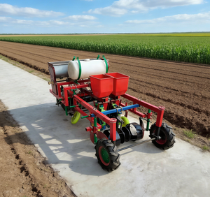 Semoir manuel multifonctionnel pour arachides, maïs et haricots avec fonctions de paillage, pulvérisation et fertilisation (distance de semis 200-350 cm) - Product Image 3