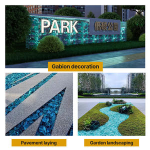 Gravier de verre transparent de qualité supérieure, pierres de verre pour foyer de jardin, échantillons gratuits disponibles pour les commandes en gros - Product Image 5