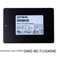 SSD interne SATA PM 883 240G pour serveur d'entreprise, capacité avec port d'extension 480G 960G, coque en plastique usagée