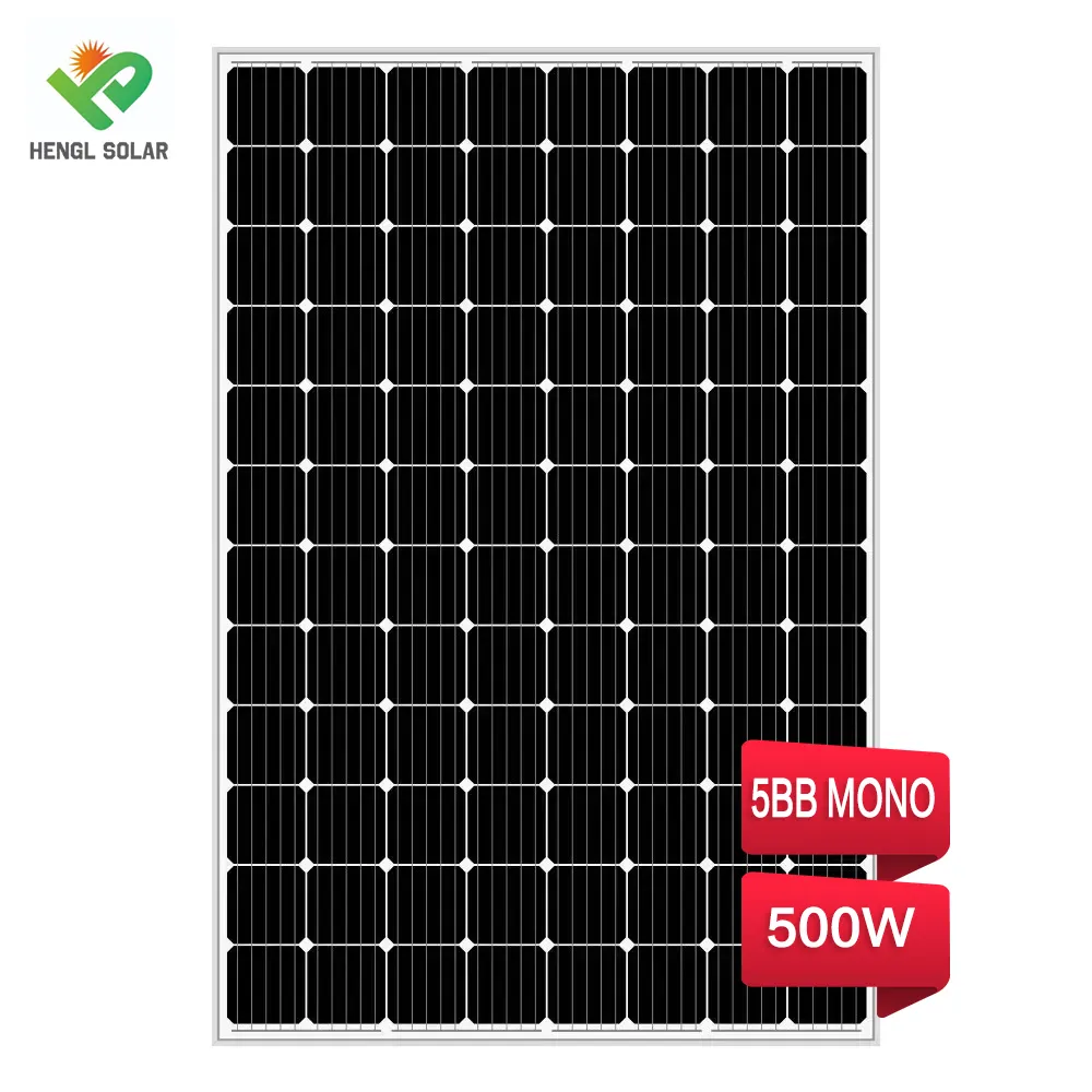 Formato popolare Mono 500w pannello solare per il sistema di pompaggio solare dalla Cina Pinergy con TUV CE