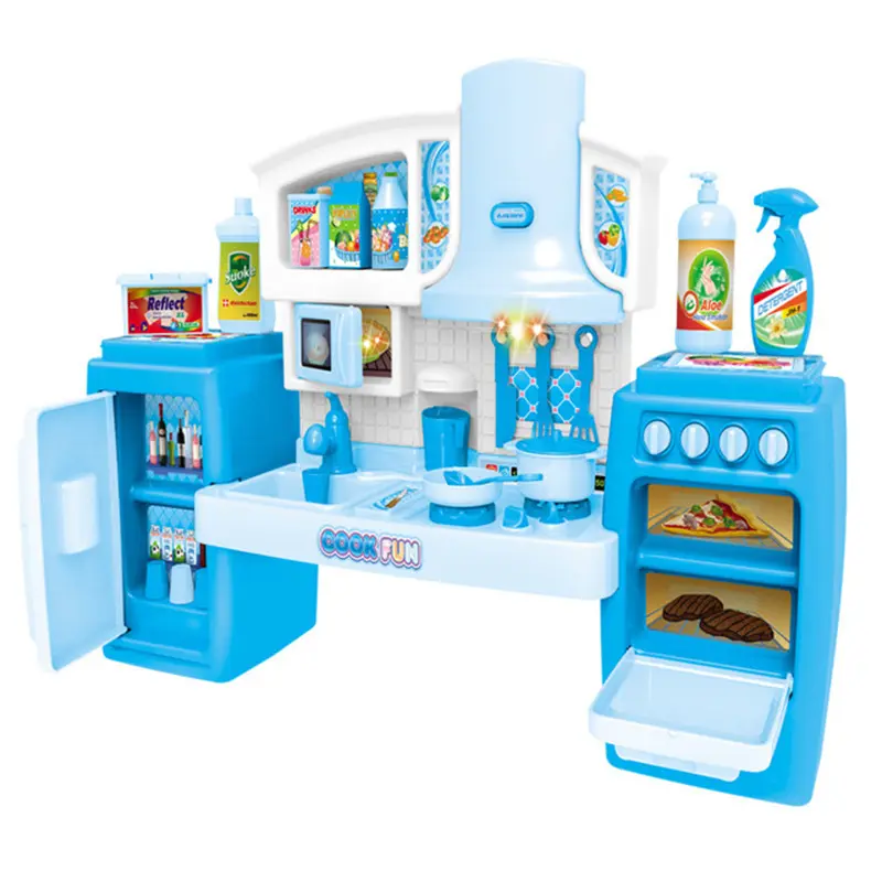 Accesorios de cocina para niños, armario de cocina para niñas, juguetes de cocina, juego de simulación