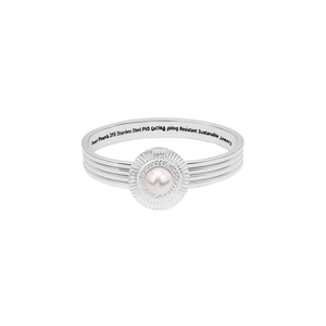 Pulsera de Perlas de Acero Inoxidable 316L con Baño de Oro PVD, Joyería Sostenible y Resistente - Product Image 2