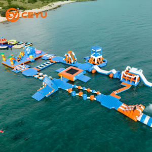 Ceyu <span class=keywords><strong>Parc</strong></span> aquatique gonflable géant commercial avec parcours d'obstacles <span class=keywords><strong>et</strong></span> toboggan aquatique flottant pour <span class=keywords><strong>lac</strong></span>, équipement de jeu pour <span class=keywords><strong>parc</strong></span> - Product Image 1