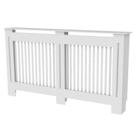 Couvercle de bouchon de radiateur haut robuste MDF armoire couvercle de radiateur bois pour la maison