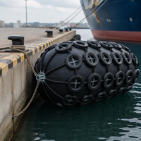 Fenders pneumatiques flottants en caoutchouc pour bateaux, Fender marin gonflable Yokohama, certifié ISO, garantie 2 ans, pour amarrage de navires et quais