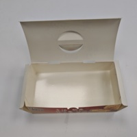 Boîte à hamburger et frites en carton personnalisée pour l'emballage de la restauration rapide