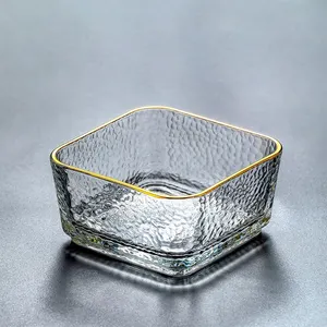 वर्ग उच्च borosilicate ग्लास पाक पिज्जा केक ढालना ट्रे प्लेट हीट-प्रतिरोधी माइक्रोवेव कांच ओवन पकवान