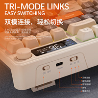 Set Keyboard dan Mouse Nirkabel Free Wolf T96 Dual-Mode RGB Backlit